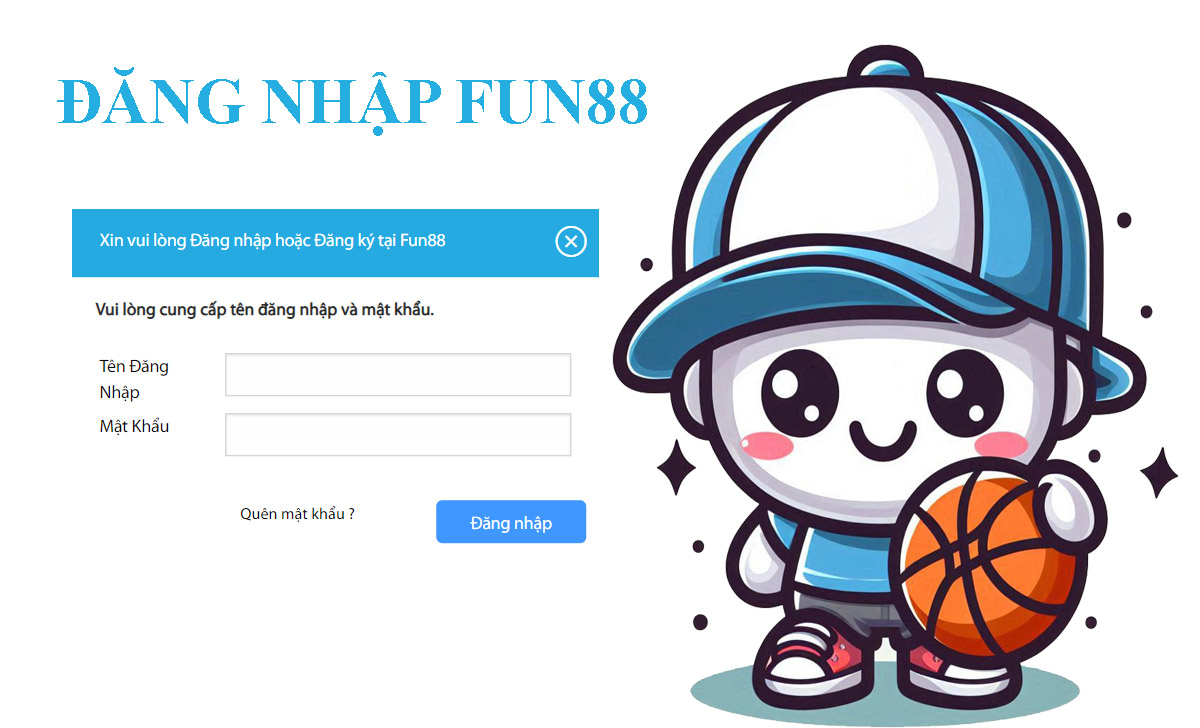 Hướng dẫn đăng nhập FUN88.com